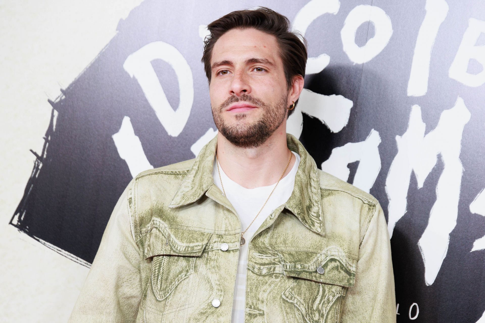 Miguel Brocca at the Madrid premiere of "Disco, Ibiza, Locomía" (Image via Getty)